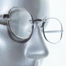 Standard Style Aquare Bridge Reading Glasses Shiny Gray Metal Frame +2.50 Lens