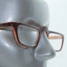 Half Eye Reading Glasses Two Tone Brown Topaz Lightweight Frame +2.00