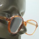 Reading Glasses Classic Librarian Butterscotch Amber Frame +3.25 Lens Strength