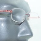 Reading Glasses Lightweight Bottomless Barely There Rose Pink Frame +1.00 Lens