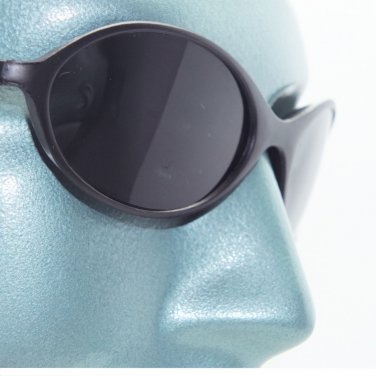 Close Fit Wrap Sunglasses Low Profile Sleek Styling Black Frame