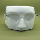 Frameless Modern Cat Eye Reading Glasses Pearly Glitter Black Side Arms +2.00