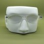 Frameless Modern Cat Eye Reading Glasses Pearly Glitter Black Side Arms +2.00