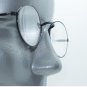 Square Bridge Small Oval Black Metal Wire Frame Reading Glasses +1.00 Lens