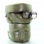 Reading Glasses Square Eyes Readers Bold Coffee Brown Frame +2.50 Lens