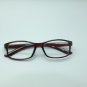 Reading Glasses Square Eyes Readers Bold Coffee Brown Frame +2.50 Lens