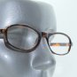 Simple Oval Reading Glasses Tortoise Brown Frame +2.00 Lens Power
