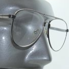 Reading Glasses Medium Size Aviator Shiny Gray Frame +3.25 Lens