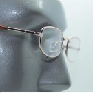 Petite Recatngle Small Gold Metal Frame Spring Hinge Reading Glasses +1.00 Lens