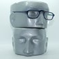 Reading Glasses Half Eye Low Rise Rise Two Tone Frame Blue Black +2.00 Lens