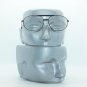 Petite Aviator Black Metal Wire Frame Reading Glasses +1.00 Lens