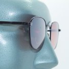 Petite Size Metal Black Frame Driving Glasses Round Orange Lens