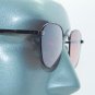 Petite Size Metal Black Frame Driving Glasses Round Orange Lens