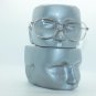 Reading Glasses Women's Bold Light Gray Full Frame Statement Style +2.50 Lens