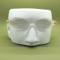 Frameless Modern Cat Eye Reading Glasses Pearly Glitter Gold Side Arms +2.00