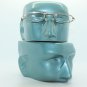 Folding Reading Glasses Petite Small Gold Frame Lightweight Lens Strength +2.25
