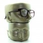 Reading Glasses Traditional Retro Office Frame Dark Coffee Brown +2.00 Lens