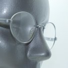 Reading Glasses Petite Oval Silver Metal Frame Delicate +3.25 Lens Strength