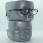 Half Eye Reading Glasses Blue Gray Polished Frame +2.00 Lens Strength