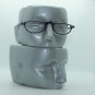 Half Eye Reading Glasses Blue Gray Polished Frame +2.00 Lens Strength