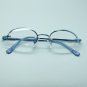 Reading Glasses Metal Blue Top Frame Rhinestone Sparkle Bling +2.00 Lens