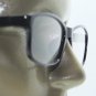 Reading Glasses Square Eyes Readers Bold Polished Black Frame +2.25 Lens