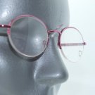 Reading Glasses Pink Metal Top Frame Rhinestone Bling Accent +3.25