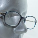 Reading Glasses Sapphire Blue Classic Librarian Frames +3.25 Lens Strength