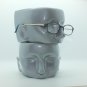 Reading Glasses Sapphire Blue Classic Librarian Frames +3.25 Lens Strength