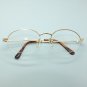 Reading Glasses +1.00 Lens Delicate Women's Style Top Frame Matte Brushed Gold