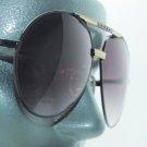 Large Lens Double Bridge Big Gold Black Frame Aviator Sunglasses Sun Shades