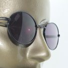 Reading Glasses Dark Tint Black Metal Rock Star Frame +3.25 Lens Strength