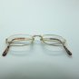 Reading Glasses Foldable Travel Pocket Polished Gold +3.25 Lens Strength