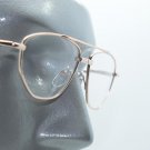 Lady Aviator Delicate Gold Metal Frame Spring Hinge Reading Glasses +1.00 Lens