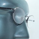Petite Semi Frameless Bottomless Hint Of Tint Shiny Gray +1.00 Reading Glasses