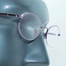 Petite Semi Frameless Bottomless Hint Of Tint Amethyst+1.00 Reading Glasses
