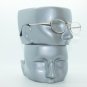 Gold Metal Wire Frame Small Oval Classic Simple Reading Glasses +1.00 Lens