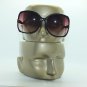 Big Bold Bifocal Sunglasses Readers Huge Runway Fashion Black Frame +1.50 Lens