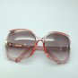 Big Bold Bifocal Sunglasses Readers Huge Runway Fashion Pink Frame +2.00 Lens