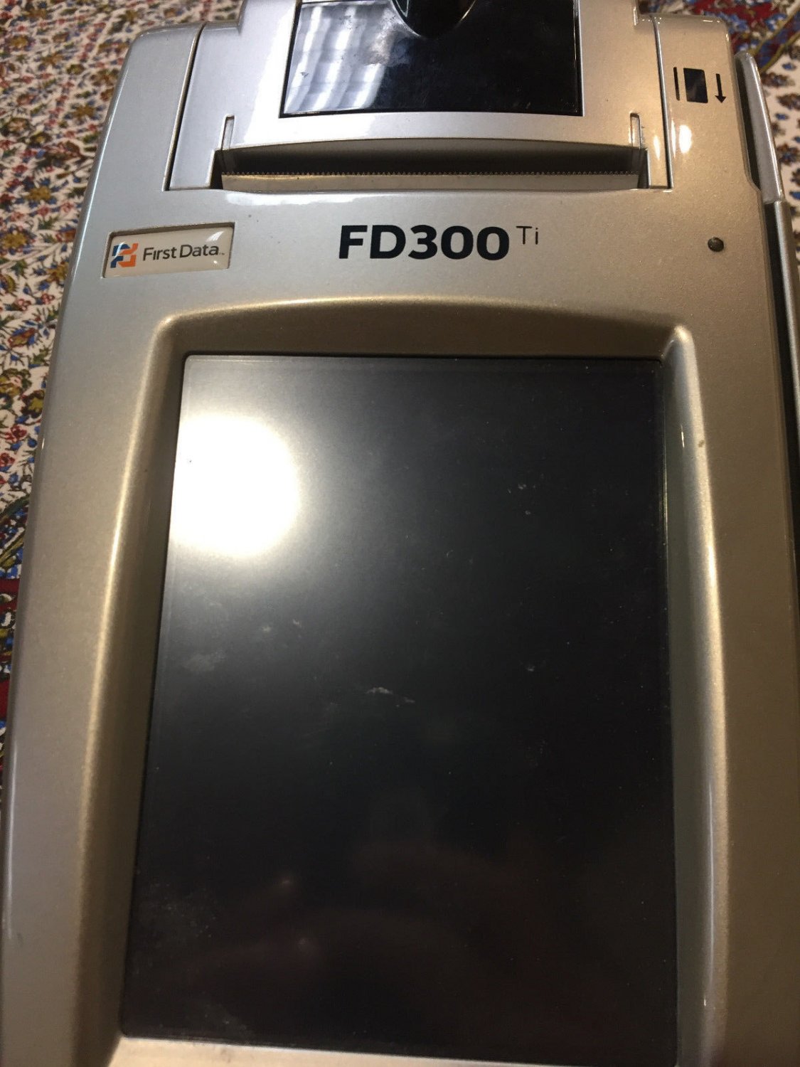 First Data FD300TI Credit Card MERCHANT Terminal  w/ Power supply CLEARANCE LAST
