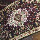 Persian rug Qom 100% natural silk hand made hand knotted  decorative art feat