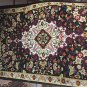 Persian rug Qom 100% natural silk hand made hand knotted decorative art feat
