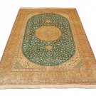 Isfahan design Persian silk carpet/rug qom handmade 100% pure silk 600/kpsi
