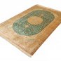 Isfahan design Persian silk carpet/rug qom handmade 100% pure silk 600/kpsi
