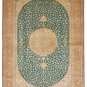 Isfahan design Persian silk carpet/rug qom handmade 100% pure silk 600/kpsi