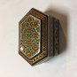 INLAID WOODEN BOX BRASS khatamkari ART DECORATIVE GIFT DEAL liquidation