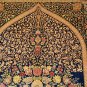 perfect unique art design Persian silk rug qom handmade 100% pure silk 600/kpsi