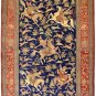 master made art feat Persian silk carpet/rug qom handmade 100% pure silk 600kpsi