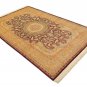 burgundy design Persian silk rug qom handmade 100% pure silk 600/kpsi