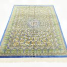 GONBADI ART FEAT Persian silk carpet/rug qom handmade 100% pure silk 576/kpsi